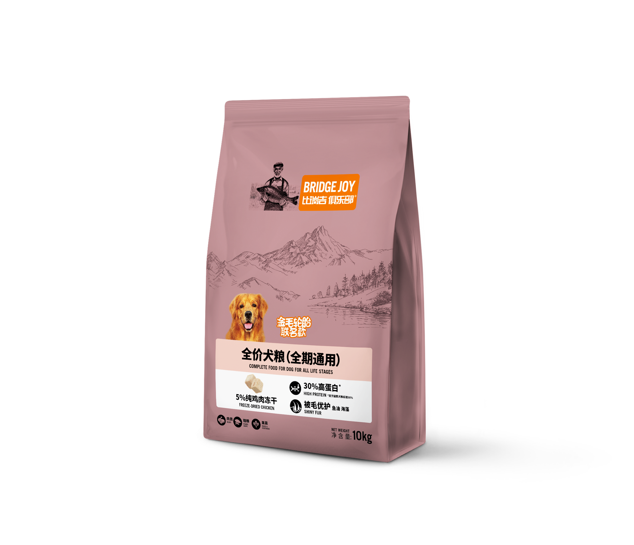 比瑞吉金毛輪胎聯(lián)名款全價(jià)犬糧（全期通用）